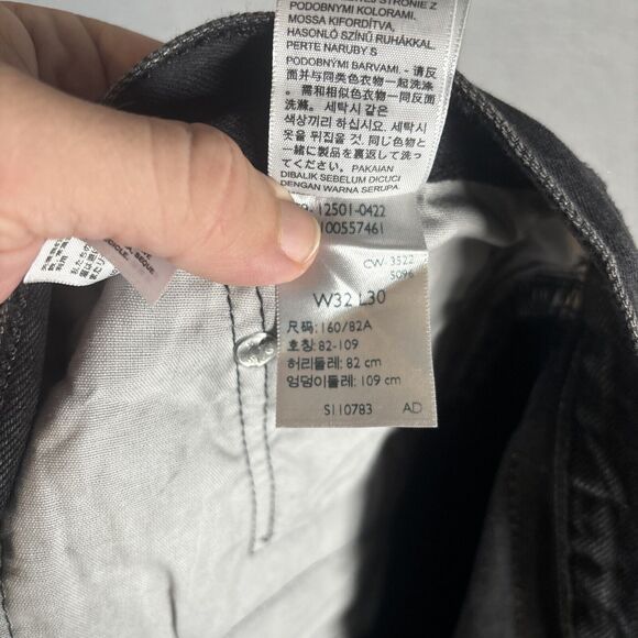 Levi’s 501 Jeans Men’s Size 32x30 Fits 34x29 Black Distressed Button Fly - Picture 10 of 16